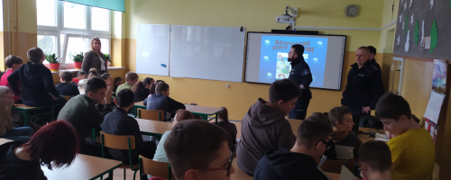 Bezpieczne ferie - spotkanie z policjantami