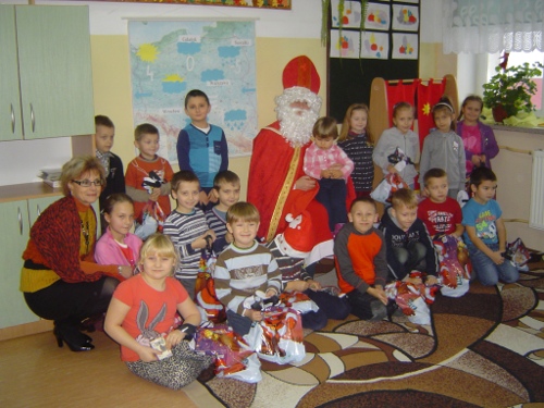 Mikołaj w klasie pierwszej